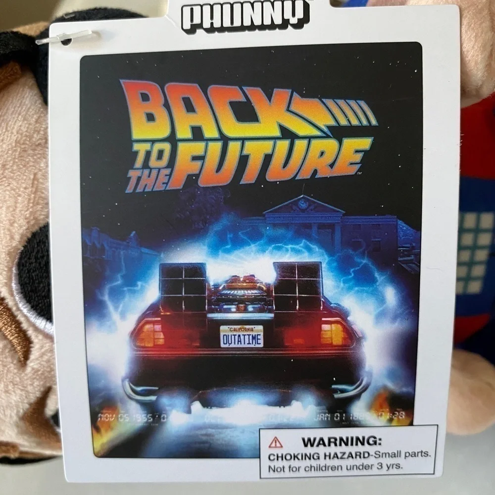 Kidrobot Back to The Future Marty McFly Phunny Plush Toy New with Tags